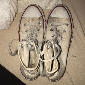 high top white converse